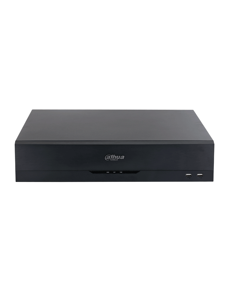 DAHUA DHI-NVR5832-16P-EI -NVR de 32 canales IP 4K con 16 puertos PoE y 8 puertos ePoE. Ofrece tecnología Acupick, detección y reconocimiento facial, SMD, 8 bahías para discos duros y admite RAID 0/1/5/6/10, con un ancho de banda de 384 Mbps. - Image 2