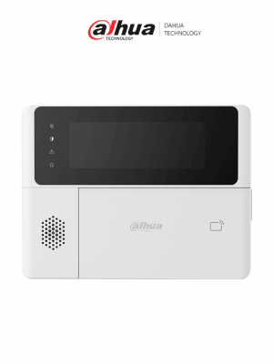 DAHUA DHI-ARK30C-RW2(915) - Teclado Inalámbrico para interior, Frecuencia 915 MHz, Botones físicos, Armado y desarmado a través de contraseña y tarjeta IC, Soporta 3 alarmas: médica, fuego y emergencia, Actualización por Cloud - Image 1