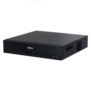 DAHUA DHI-NVR5832-16P-EI -NVR de 32 canales IP 4K con 16 puertos PoE y 8 puertos ePoE. Ofrece tecnología Acupick, detección y reconocimiento facial, SMD, 8 bahías para discos duros y admite RAID 0/1/5/6/10, con un ancho de banda de 384 Mbps.