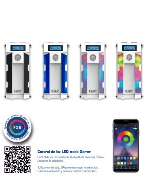 CDP GSMART1516 1500VA/900W UPS Smart, AVR 16 Salidas, Puerto de carga USB (8 USB-A y 2 USB-C), 210 joules, Luz RGB, LCD, 120 Vac - Image 5