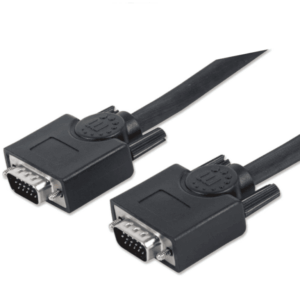 MANHATTAN 372978 - Cable de 7.5 Metros Para Monitor SVGA/ HD 15 Macho a HD 15 Macho/ Color Negro/