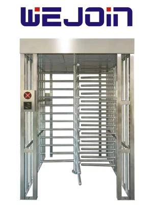 WEJOIN WJFTH603B - Torniquete de Cuerpo Completo Full Height para Control de Acceso | Uso Exterior | Compatible con RFID, Huella y QR | Seguridad Industrial | 5 Millones de Ciclos - Image 1