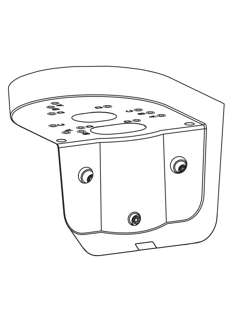BOSCH V_NDA3083LWMT - Soporte de Pared en L para FLEXIDOME 3100i - Image 2