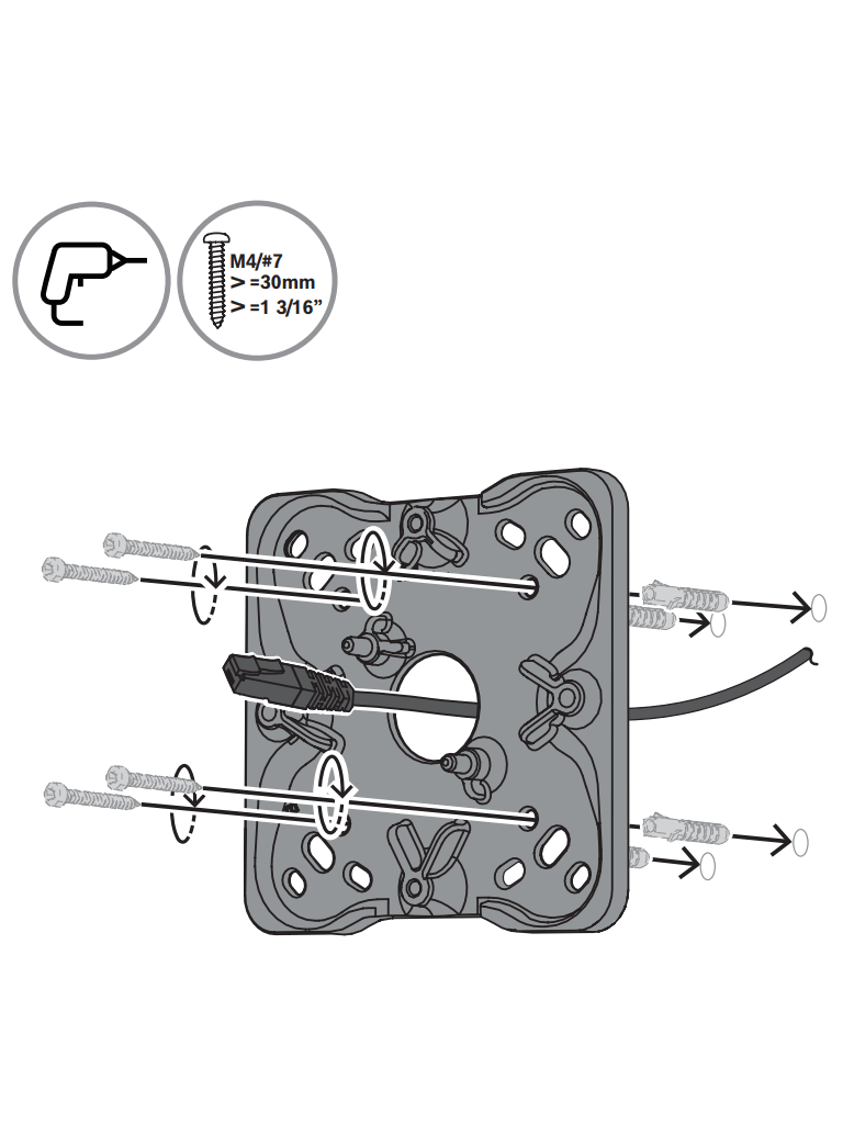 BOSCH V_NDA3083LWMT - Soporte de Pared en L para FLEXIDOME 3100i - Image 4