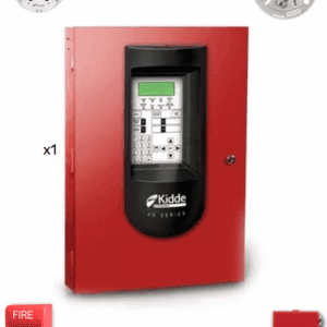 KIDDE F_FX64RSPKIT10 - Panel FX 64 / 10 Detectores de Humo con Bases / 2 Estación Manual / 2 Sirena con Estrobo