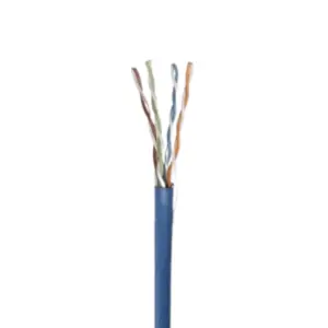 INTELLINET - 327749 - Bobina de Cable Cat5e, Sólido, 24 AWG / UTP, 305 m , Clasificación CM, Caja de Fácil Extracción, Azul