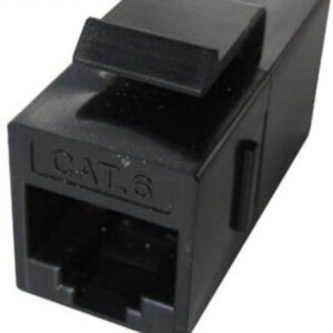 TVC aC5U6RJ45BKS - Cople UTP / CAT 5E / Para cable UTP / Color negro