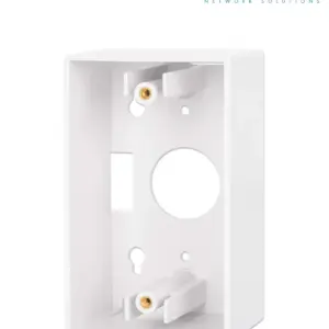 INTELLINET 517874 Caja para pared Conexión sencilla, 4.8 cm de profundidad, blanco Conexión sencilla, 4.8 cm de profundidad, blanco