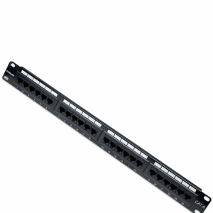 INTELLINET 520959 - Panel de parcheo Cat6 de 24 puertos, UTP, 1UR.