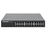 INTELLINET - 561273 - Switch Gigabit Ethernet de 24 puertos / 24 puertos RJ45 10/ 100/ 1000 Mbps, IEEE 802.3az Ethernet Eficiente en Energía, para Escritorio, para montaje en rack de 19"