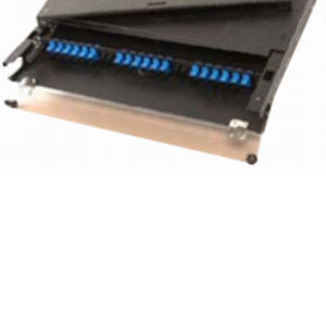 SAXXON APP1118PORT - Panel de distribucion de fibra / 18 Puertos / 1 Unidad de rack / 19 Pulgadas / Color negro