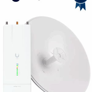 Ubiquiti AF-5XHD-30-S45 - Kit AirFiber con Radio AF-5XHD y Antena AirFiber de 30 dBi Slam-45 ideal para enlaces PTP de clase carrier BACKHAUL con hasta 500 Mbps Full Duplex en banda libre de 5.8 GHz.
