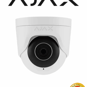 Ajax TurretCam (5 Mp/2.8 mm) - Camara IP Torreta 5 Megapixeles con IA y Micrófono/ H.265/ 25 Fps/ Lente de 2.8mm/ Angulo de 100°-110°/ IR DE 35 Mts/ IP65/ PoE/ WDR/HDR. Color Blanco