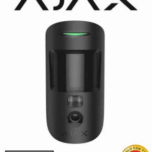 AJAX MotionCam B (PhOD)- Detector de movimiento con Verificación fotográfica y con la función de mandar imágenes sobre demanda. Color Negro