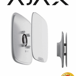 Ajax StreetSiren DoubleDeck + Brandplate - Paquete que Incluye la Sirena inalámbrica para exteriores StreetSiren DoubleDeck color blanco y la Brandplate, placa frontal personalizable en color blanco