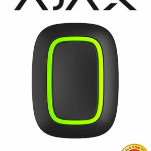 AJAX Button B - Botón inteligente multifuncional. Botón de pánico / Control de dispositivos de automatización / Silenciar alarmas de detectores de incendios. Color Negro (28202.26.BL3)