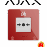 AJAX Manual CallPoint (Red) - Estación manual inalámbrica reajustable con escenarios programables. Versión de color rojo.