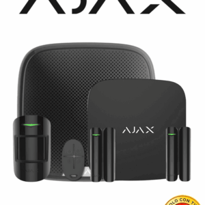 AJAX KIT RESIDENCIAL EXT B- Panel de alarma AJAX Hub2Plus conexión Ethernet / WiFi / LTE,  APP “AJAX PRO” iOS y Android , 1 sensor de movimiento, 2 detectores para puerta o ventana, 1 control remoto y una sirena EXTERIOR inalámbrica
