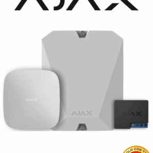 AJAX KIT HUB 4G MULTITRANSMITTER+RELAY - Panel de alarma Hub 4G conexión ETHERNET- 4G APP “AJAX PRO” iOS y Android , 1 MultiTransmitter y un Relé de baja tensión.