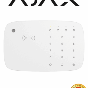 AJAX  KeyPad Combi (9NA) - Teclado táctil inalámbrico con sirena incluida y lector DESFire.