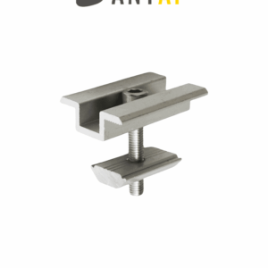 Abrazadera media 30 a 35 mm - Middle Clamp 30 a 35mm -  Aluminio anodizado de alta resistencia - ANTAI SOLAR