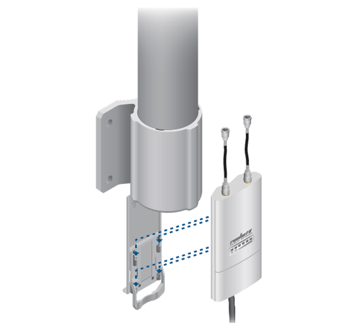 UBIQUITI AMO-2G10 - Antena omnidireccional para access point de 2.4GHz con ganancia de 10 dBi y 2 conectores SMA hembra inverso. - Image 5