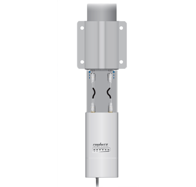 UBIQUITI AMO-2G10 - Antena omnidireccional para access point de 2.4GHz con ganancia de 10 dBi y 2 conectores SMA hembra inverso. - Image 3