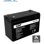 CDP - B-12/9 SLB 12-9 - Bateria de respaldo / 12V a 9A / Libre de mantenimiento / Fácil instalación / Compatible con CCTV y DSC