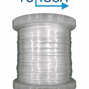 YONUSA BAAL500 - Bobina de alambre de aluminio de 500 mts. para líneas de cercos eléctricos YONUSA / Calibre 16 / Resistente a la corrosión