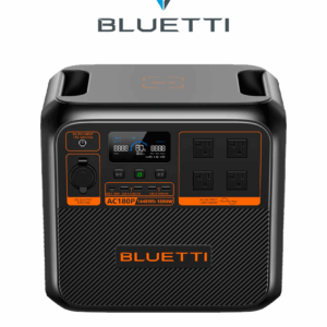 BLUETTI AC180P- Estación de energía portátil / 1800 W - 1440 Wh / Tecnología LiFePo4 / 3500 ciclos / modo Power Lifting / Carga mediante panel solar