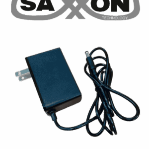 SAXXON KA24D1202000USH - Fuente de Poder Regulada / 12 Vcc 2 Amper / Conector Macho / Voltaje de Entrada: 100-240V / Ideal para Cámaras de CCTV , Controles de Acceso y Asistencia