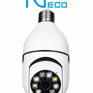 NGTECO NGSH01C2IN - Cámara Inteligente WiFi / 3MP / Visión PTZ 355° / Lente HD 4mm / Visión Nocturna IR + Luz Blanca / Audio 2 Vias / Almacenamiento Local y en la Nube / Onvif / Compatible con Alexa y Asistente de Google