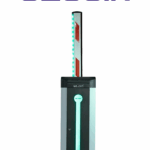 WEJOIN WJCB120VFIL33LED - Barrera Vehicular Izquierda con Led / Alto flujo / Motor 24 VDC / Brazo Rectangular de 3 Metros / Velocidad 3 Segundos / Dirección Ajustable