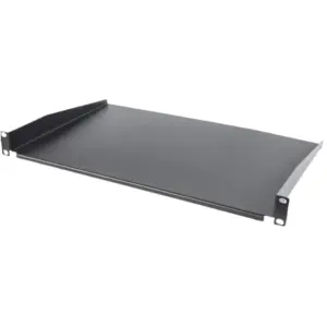 SBE TECH C19141U - Charola para rack fija de 19 pulgadas de ancho x 35.56 cm profundidad / 1UR / Color negro
