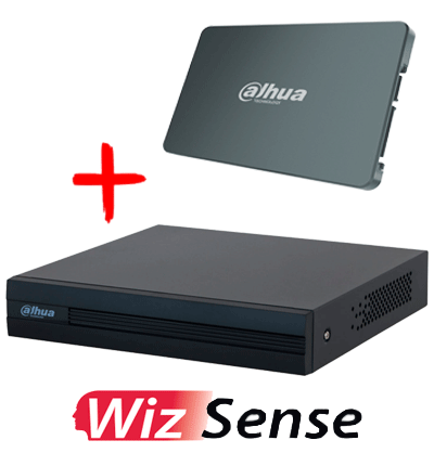 DAHUA KIT/XVR1B04-I-SSD512G4HFW1209 - Kit FullColor de 4 Canales con SSD de 512GB/ 4 Camaras Full Color de 2 Megapixeles con Microfono/ DVR Cooper-I WizSense/ Con IA/ 4 Ch+1 IP/ Accesorios Incluidos/ - Image 2