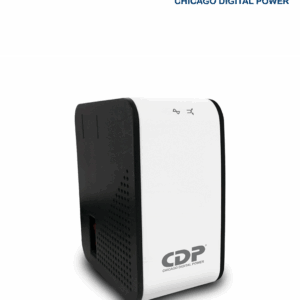 CDP R2C-AVR1008 - Regulador de 1KVA / 500W con 8 terminales de salida: 4 con protección de sobretensión y 4 con protección AVR, incluyendo protección de línea datos