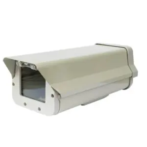 SAXXON CH031 - Carcasa para cámara CCTV resistente al agua y al polvo tipo FLIP-OPEN / Medida 315 × 110 × 140 mm (largo × alto × ancho) / Aleación de aluminio /