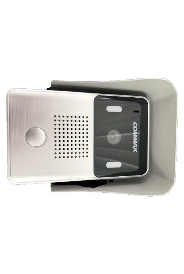 COMMAX DRC4YP - Frente de calle para videoportero, compatible con monitores Commax uso en interior y exterior/ Soporta 2 monitores/ Salida de relay para función de apertura de puerta incluye cubierta metalica - Image 6