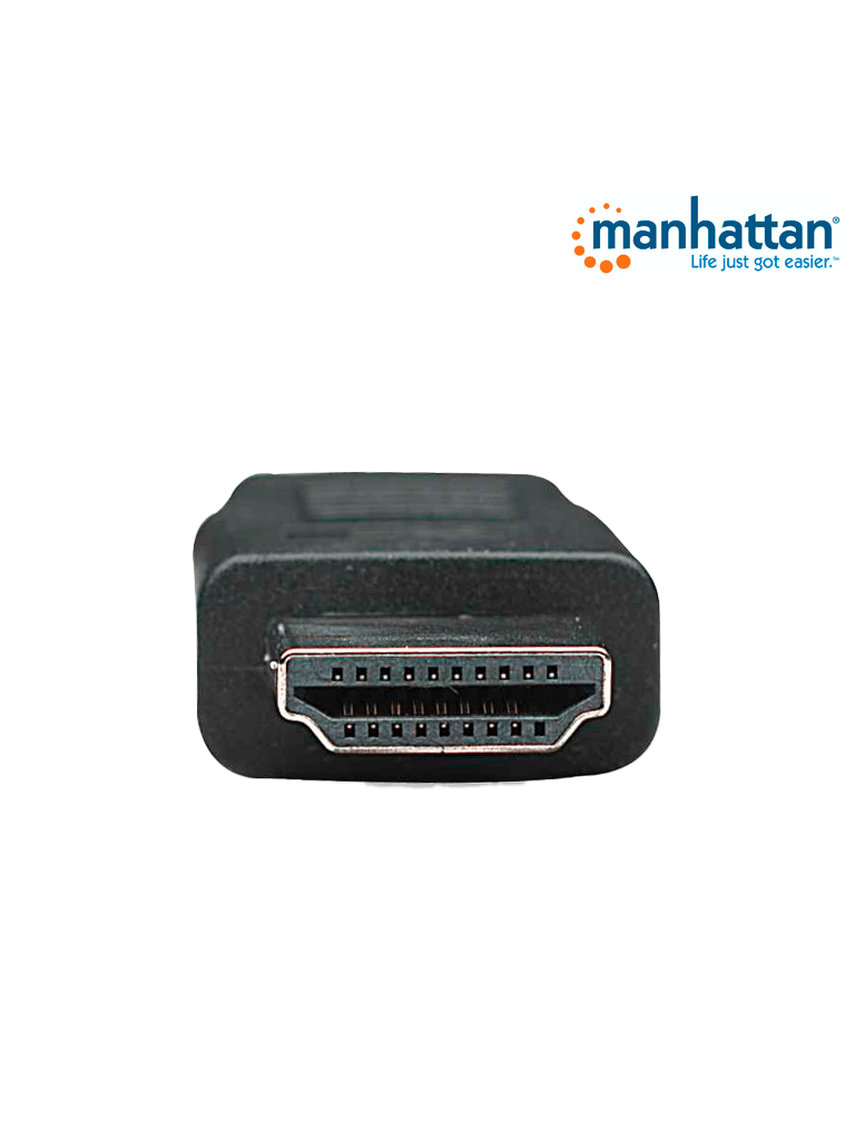 MANHATTAN 323239- Cable HDMI de Alta Velocidad de 5 Metros/ Resolución 4k@30Hz/ Soprota 3D/ HDMI Macho a Macho/ Soporta Canal de Retorno de Audio (ARC)/ Blindado para Reducir Interferencia/ - Image 3