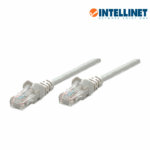 INTELLINET 340373 - Cable patch / CAT 6 / 1.0 Metro ( 3.0F) / UTP Gris / Patch cord