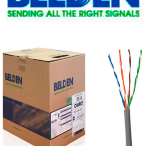 BELDEN 1583A008U1000 - Cable UTP / 4 Pares / Categoria 5E / 24  AWG / 305 Metros / 100% Cobre / Color gris/