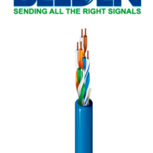 BELDEN 1583A0061000 - Cable UTP / 4 Pares / Categoria 5E / 24  AWG / 305 Metros / 100% Cobre / Color azul/