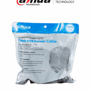 DAHUA DH-PFM942I-30-5 - Cable de 30 Metros Armado para Video y Energía/ Para Camaras Hasta 4k/ con Conectores BNC y de Energía/ Uso Exterior e Interior/ Cobre de Alta Pureza/ Soporta: AHD/CVI/TVI/CVBS/