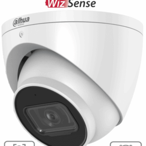 DAHUA IPC-HDW3441EM-S-S2  - Camara IP Domo de 4 Megapixeles con IA/ WizSense/ Lente de 2.8mm/ 102 Grados de Apertura/ Microfono Integrado/ IR de 50 Metros/ SMD 4.0/ AI SSA/ H.265+/ Ranura para MicroSD/ WDR Real de 120 dB/