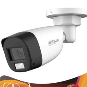 DAHUA HAC-HFW1500CL-IL-A - Camara Bullet de 5 Megapixeles/ Iluminación Dual Inteligente + FullColor/ Lente de 2.8mm/ 106 Grados de Apertura/ 20 Metros de IR y Luz Visible/ Micrófono Integrado/ IP67/ Soporta:  CVI/CVBS/AHD/TVI/