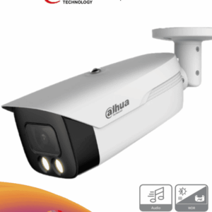DAHUA HAC-HFW1509MHN-A-LED-0360B-S2 - Cámara Bullet Full Color de 5 MP con lente de 3.6 mm y micrófono integrado. Con visión nocturna de hasta 50 metros, WDR real de 120 dB y color 24/7. Resistente al agua IP67 y tecnología Starlight