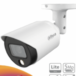 DAHUA HAC-HFW1509T-A-LED - Cámara Bullet Full Color de 5 Megapixeles/ Lente de 3.6 mm/ Micrófono Integrado/ Leds para 20 Metros/ Metalica/ WDR de 120 dB/ IP67/