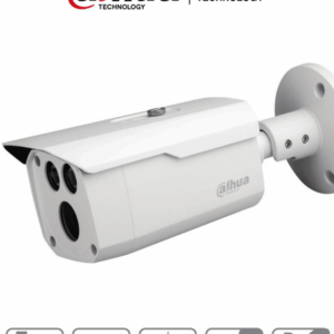 DAHUA HAC-HFW1500D - Camara Bullet de 5 Megapixeles/ Metalica/  Lente de 3.6 mm/ 92 Grados de Apertura/ IR de 80 Mts/ IP67/ Soporta: CVI/CVBS/AHD/TVI/