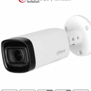 DAHUA HAC-HFW1500R-Z-IRE6 - Camara Bullet de 5 Megapixeles/ Lente Motorizado de 2.7 a 12 mm/ IR de 60 Mts/ Metálica/ IP67/ BLC/HLC/DWDR/ Soporta: CVI/CVBS/AHD/TVI/