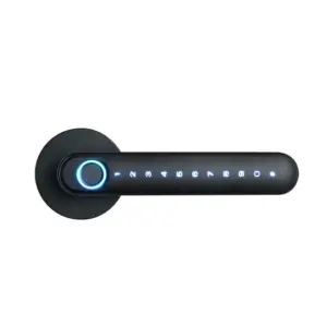 NGTeco SL01A630N -  Cerradura Inteligente Biométrica estilo americano / 100 huellas / 100 contraseñas / App Móvil NGTeco Home
